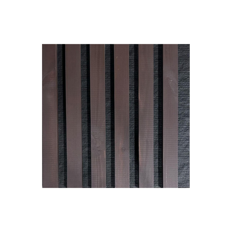 Dabīga koka sienas panelis 2700 x 300mm (Brown-Black)